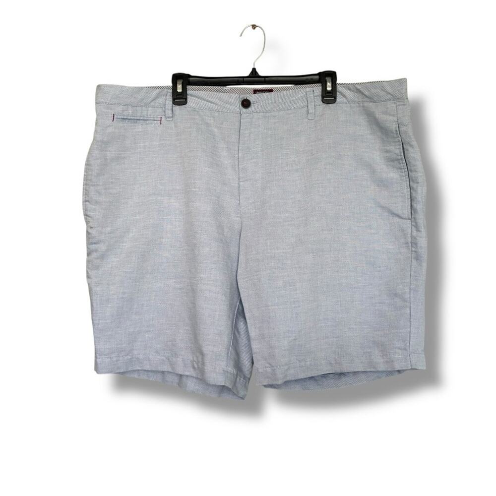UNTUCKit  linen blend flat front baby blue NEW Men's 44